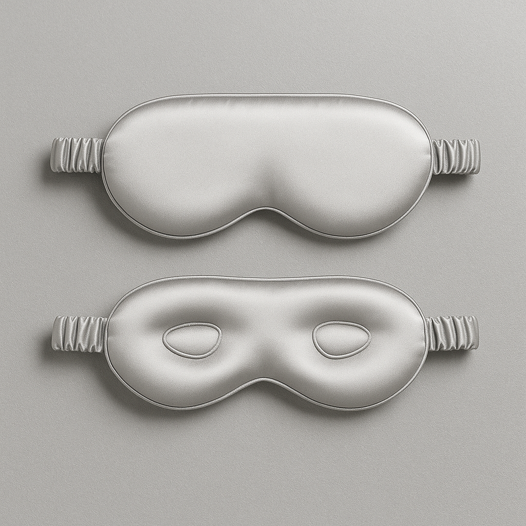 Masque de Sommeil en Soie 22 Momme – Blackout Total, Ultra-doux, Bandeau Réglable | SerenYou