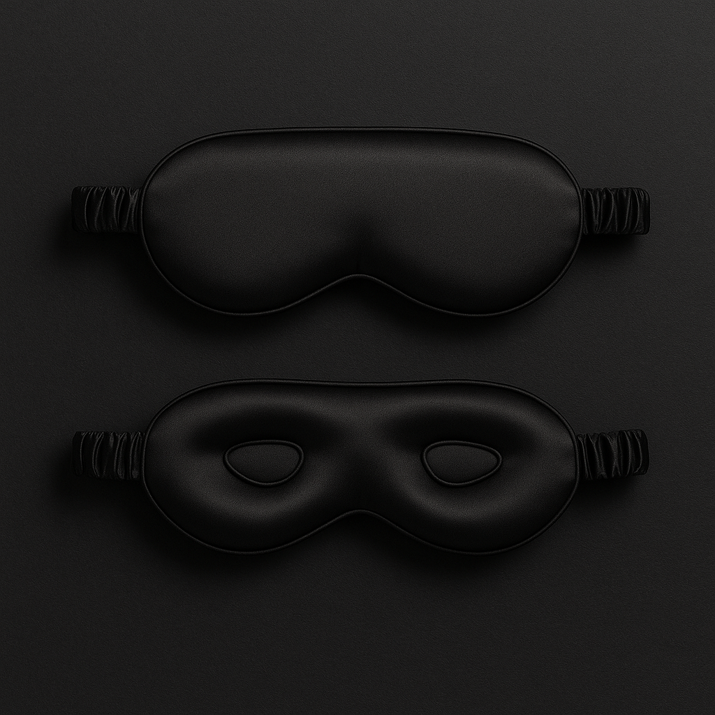 Masque de Sommeil en Soie 22 Momme – Blackout Total, Ultra-doux, Bandeau Réglable | SerenYou