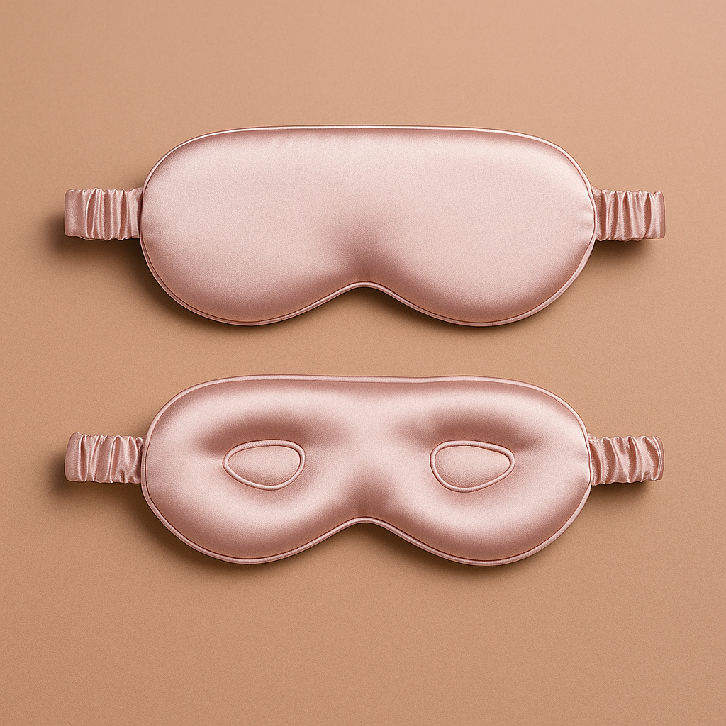 Masque de Sommeil en Soie 22 Momme – Blackout Total, Ultra-doux, Bandeau Réglable | SerenYou