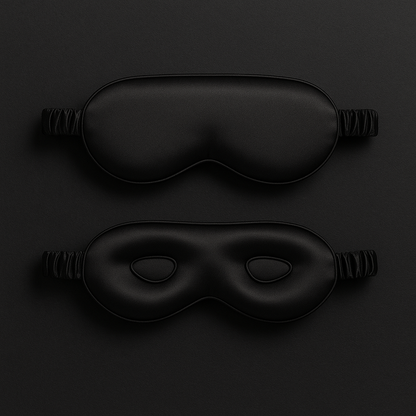 Masque de Sommeil en Soie 22 Momme – Blackout Total, Ultra-doux, Bandeau Réglable | SerenYou