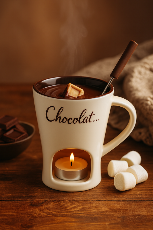 Tasse à chocolat fondue en céramique