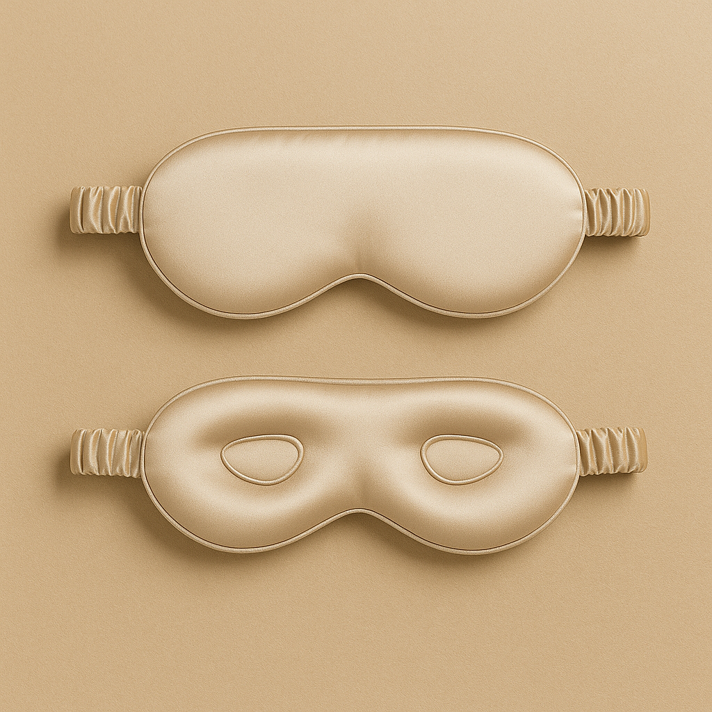 Masque de Sommeil en Soie 22 Momme – Blackout Total, Ultra-doux, Bandeau Réglable | SerenYou