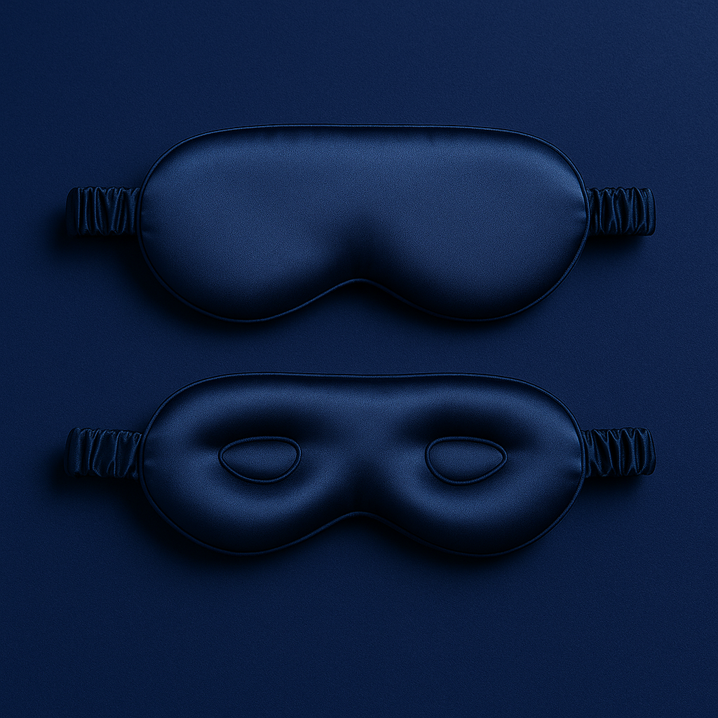 Masque de Sommeil en Soie 22 Momme – Blackout Total, Ultra-doux, Bandeau Réglable | SerenYou