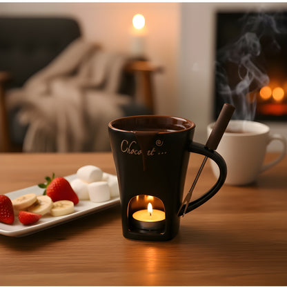 Tasse à chocolat fondue en céramique