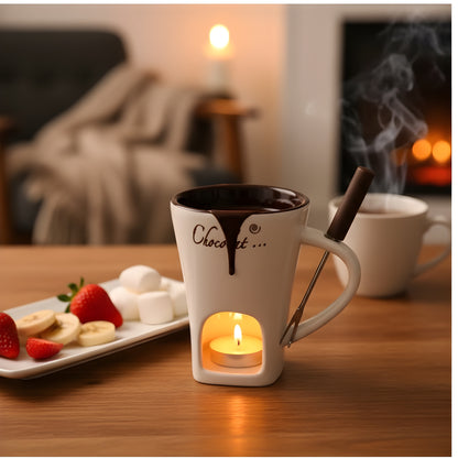 Tasse à chocolat fondue en céramique