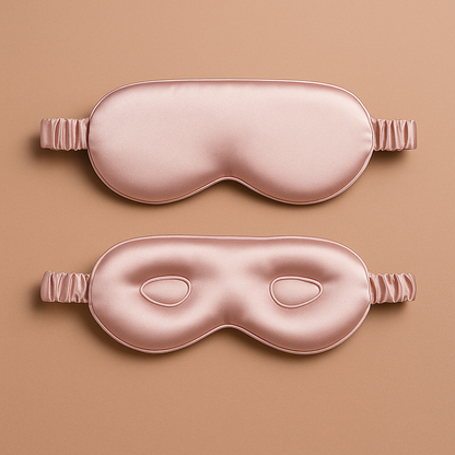 Masque de Sommeil en Soie 22 Momme – Blackout Total, Ultra-doux, Bandeau Réglable | SerenYou