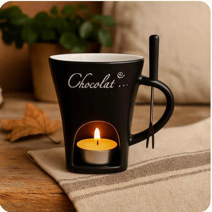 Tasse à chocolat fondue en céramique